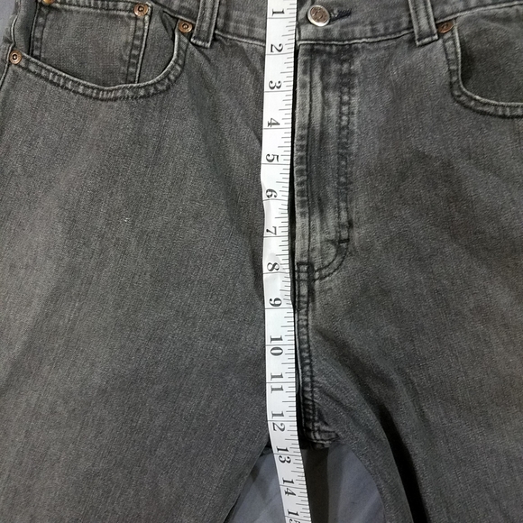 BCC Blues jeans relax fit faded black 34x30 distressed - Picture 7 of 16